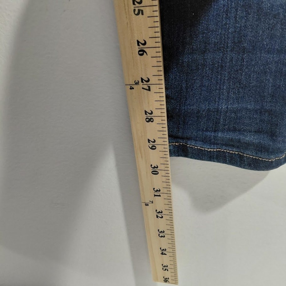 NYDJ Maternity Ami Skinny Legging Jeans Dark Wash Over-the-Belly Size 6 MAER1771 - Picture 12 of 12
